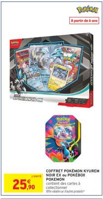 Coffret Pokémon Kyurem Noir EX ou Pokébox Pokémon