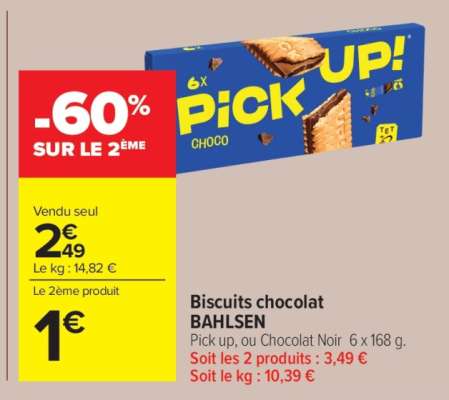 Biscuits chocolat BAHLSEN