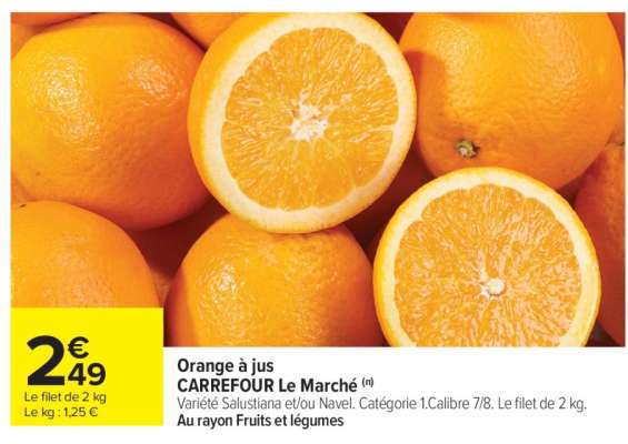 Orange à jus