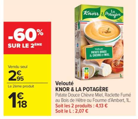 Velouté KNORR & LA POTAGÈRE