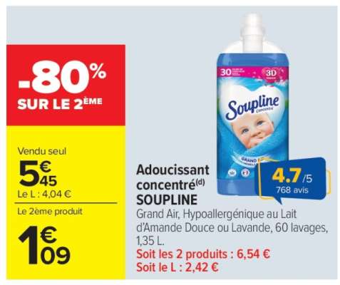 ADOUCISSANT CONCENTRÉ 'SOUPLINE'