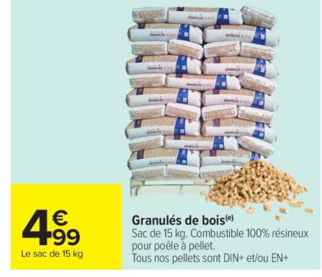 Granulés de bois