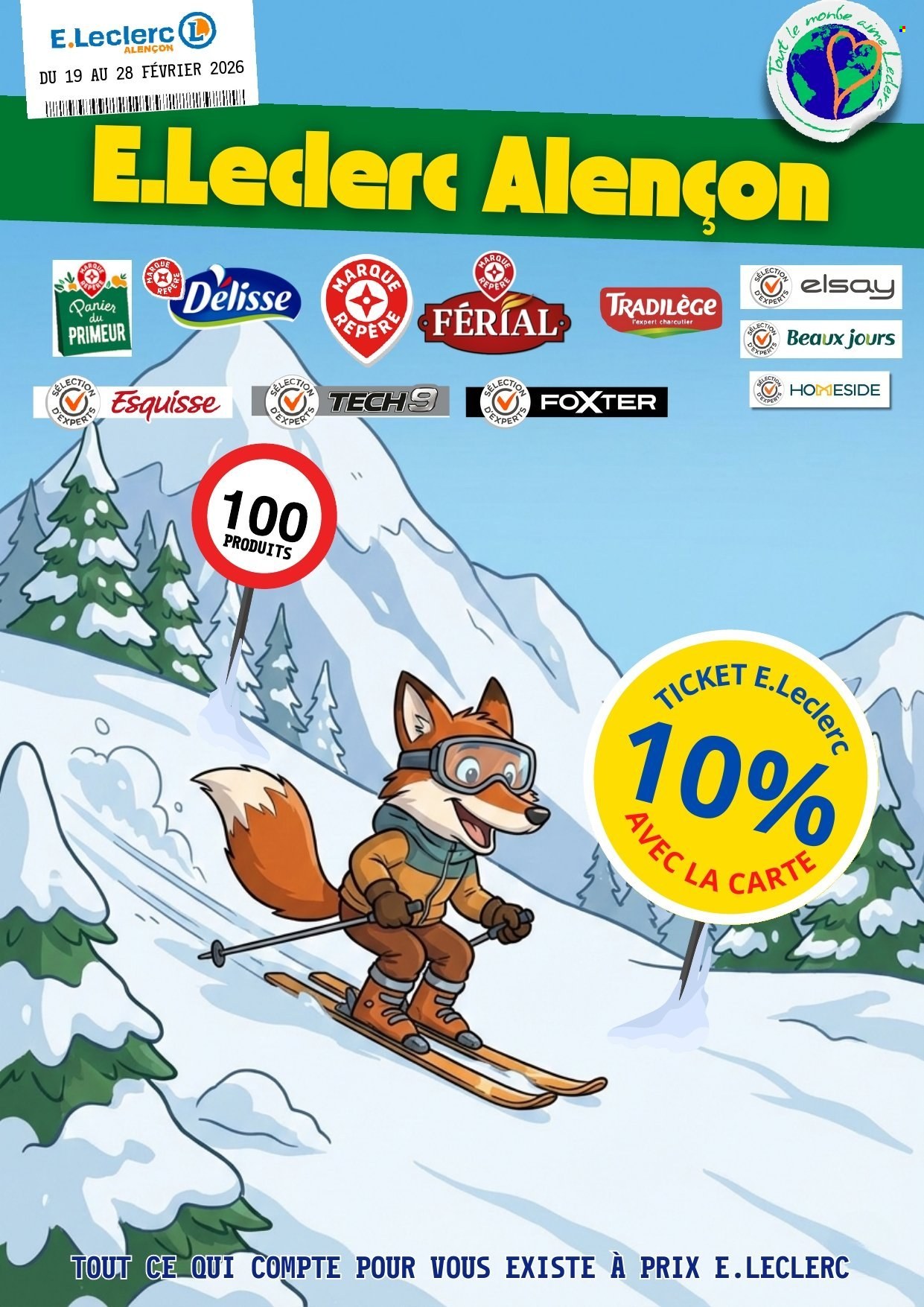Catalogue E.Leclerc - 19/02/2026 - 28/02/2026. Page 1