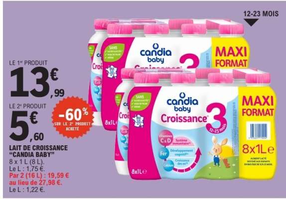 Lait de Croissance 'Candia Baby'