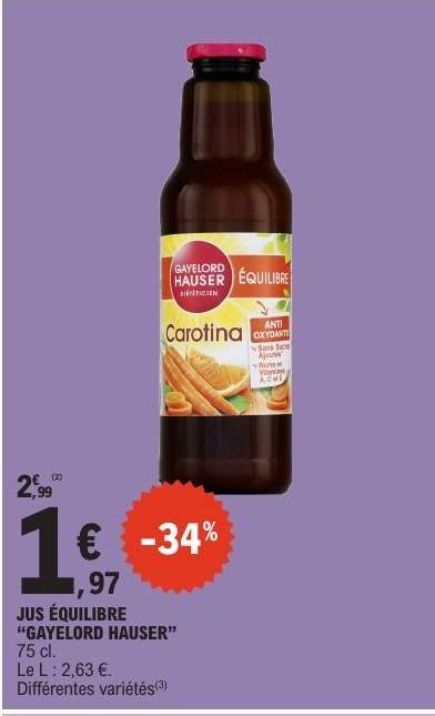 Jus Équilibre "Gayelord Hauser"