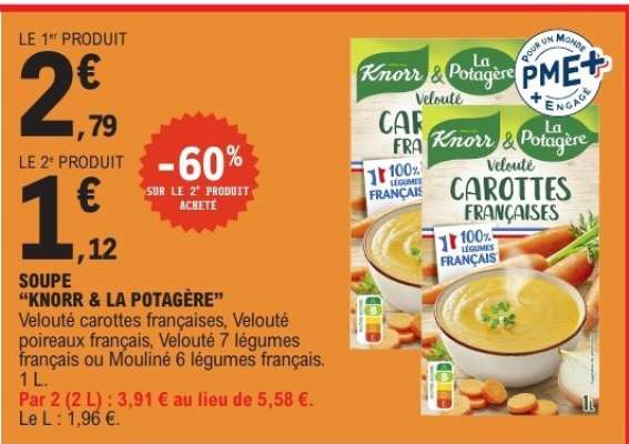 SOUPE "KNORR & LA POTAGÈRE"