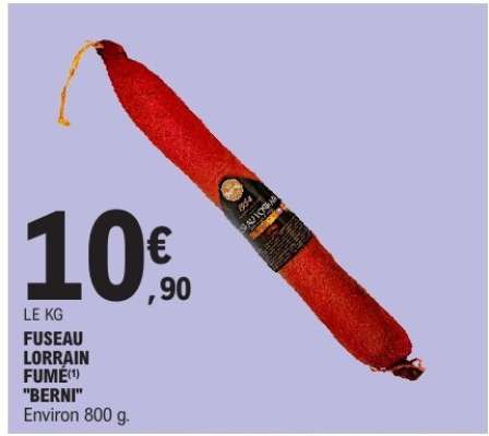 FUSEAU LORRAIN FUMÉ "BERNI"