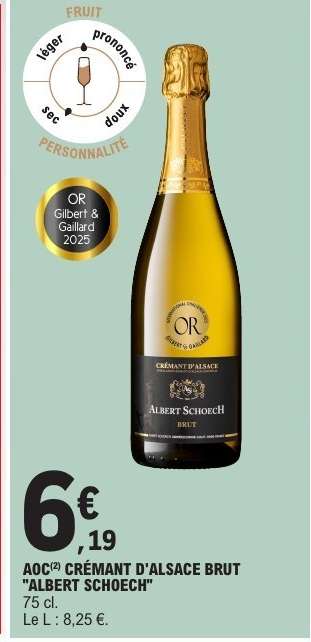 AOC Crémant d'Alsace Brut "Albert Schoech"