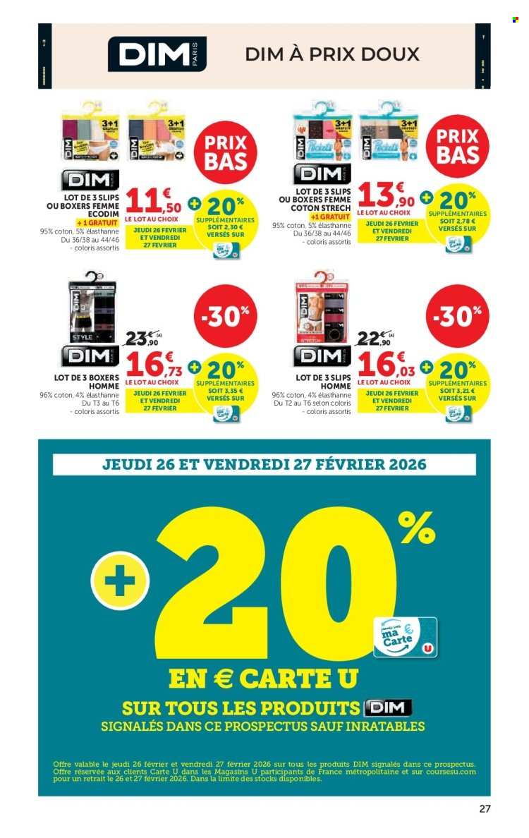 Catalogue SUPER U - 24/02/2026 - 08/03/2026. Page 27