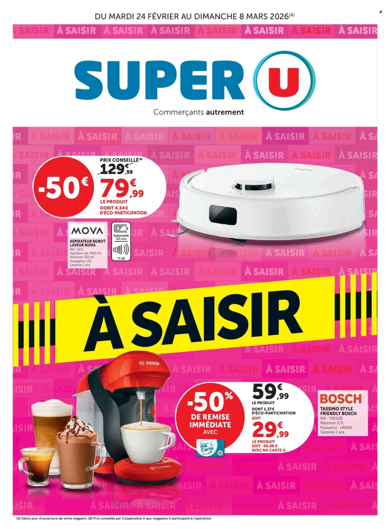 Catalogue SUPER U - 24/02/2026 - 08/03/2026. Page 1