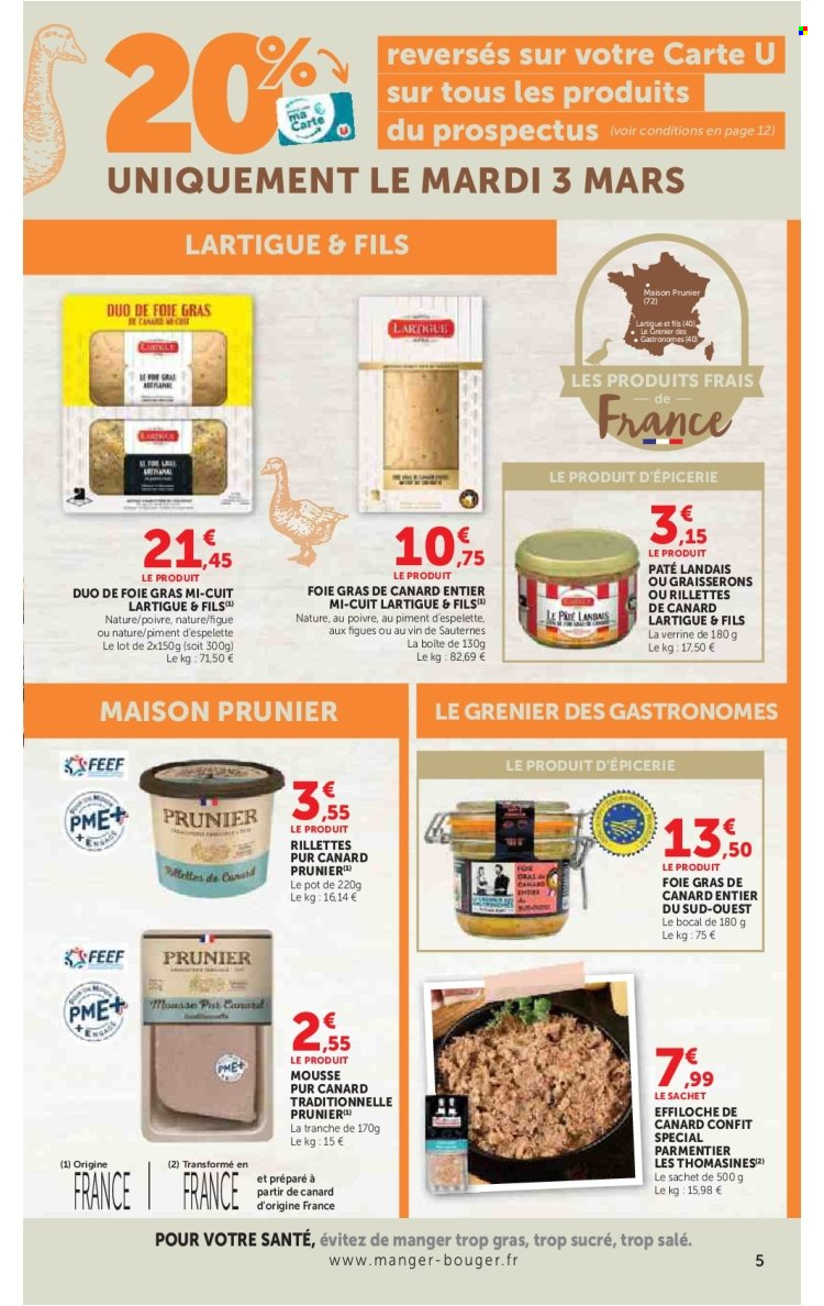 Catalogue SUPER U - 24/02/2026 - 08/03/2026. Page 5