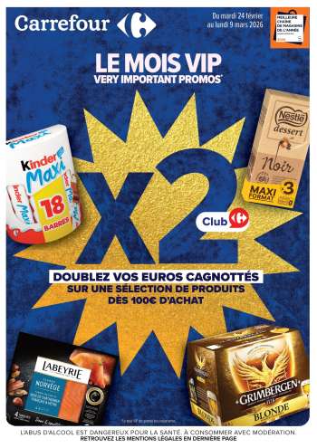 Catalogue Carrefour Hypermarchés - 24/02/2026 - 09/03/2026.