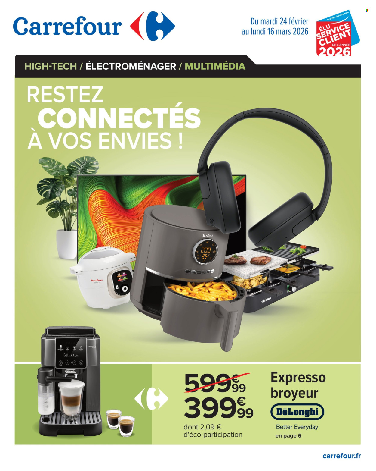 Catalogue Carrefour Hypermarchés - 24/02/2026 - 16/03/2026. Page 1
