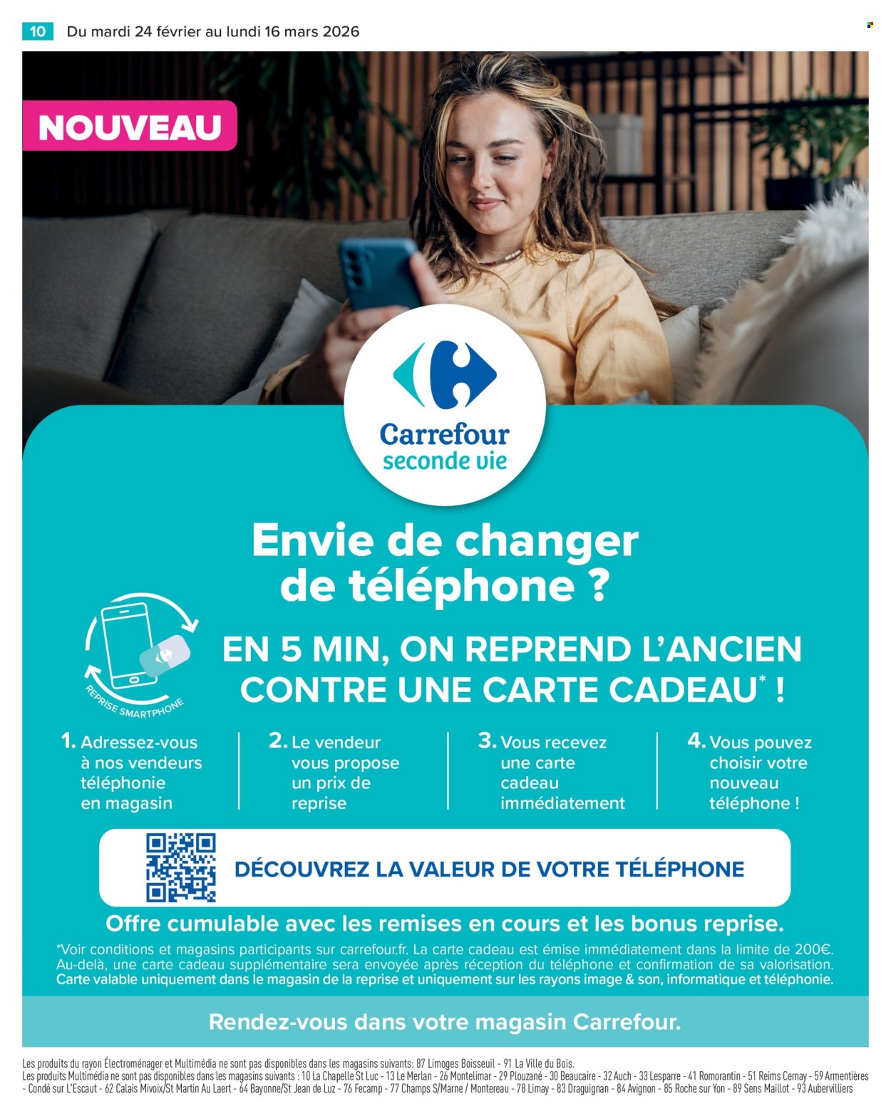 Catalogue Carrefour Hypermarchés - 24/02/2026 - 16/03/2026. Page 10