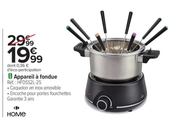 appareil à fondue