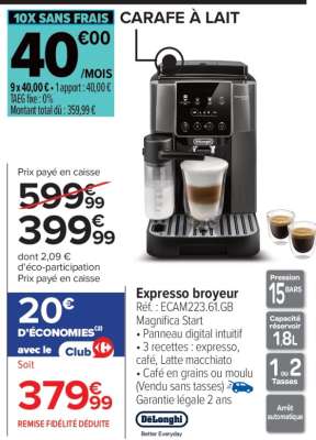 Expresso broyeur