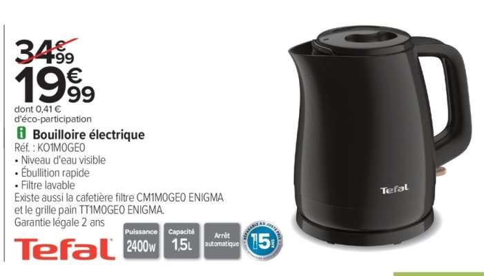 Bouilloire électrique