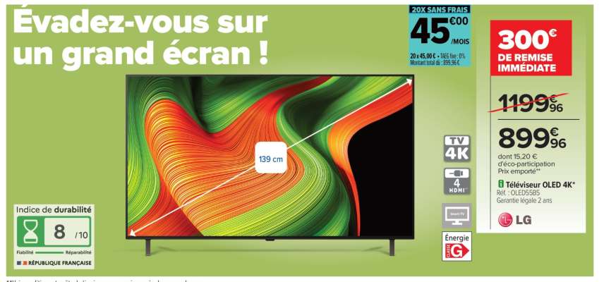 Téléviseur OLED 4K