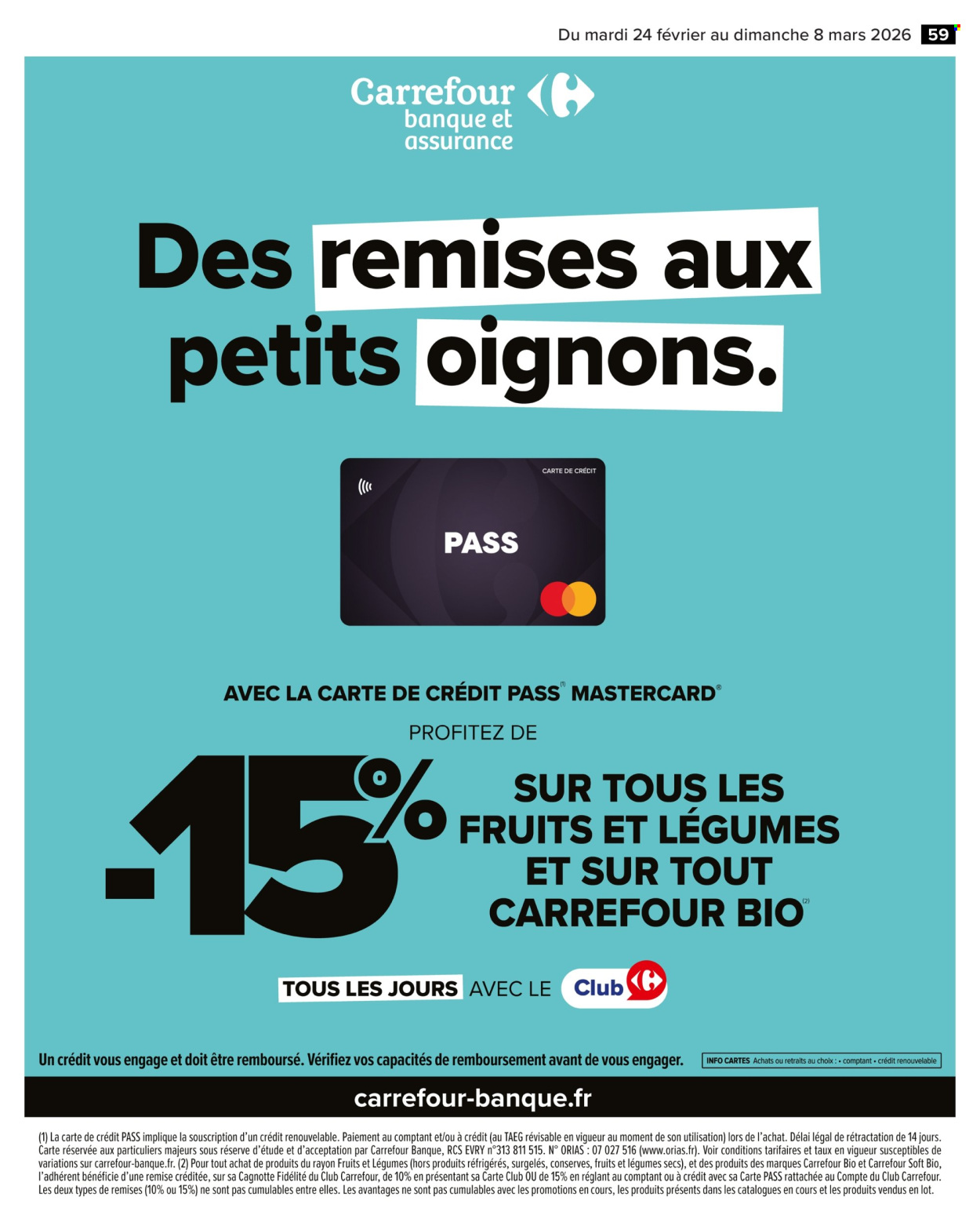 Catalogue Carrefour Market - 24/02/2026 - 08/03/2026. Page 61