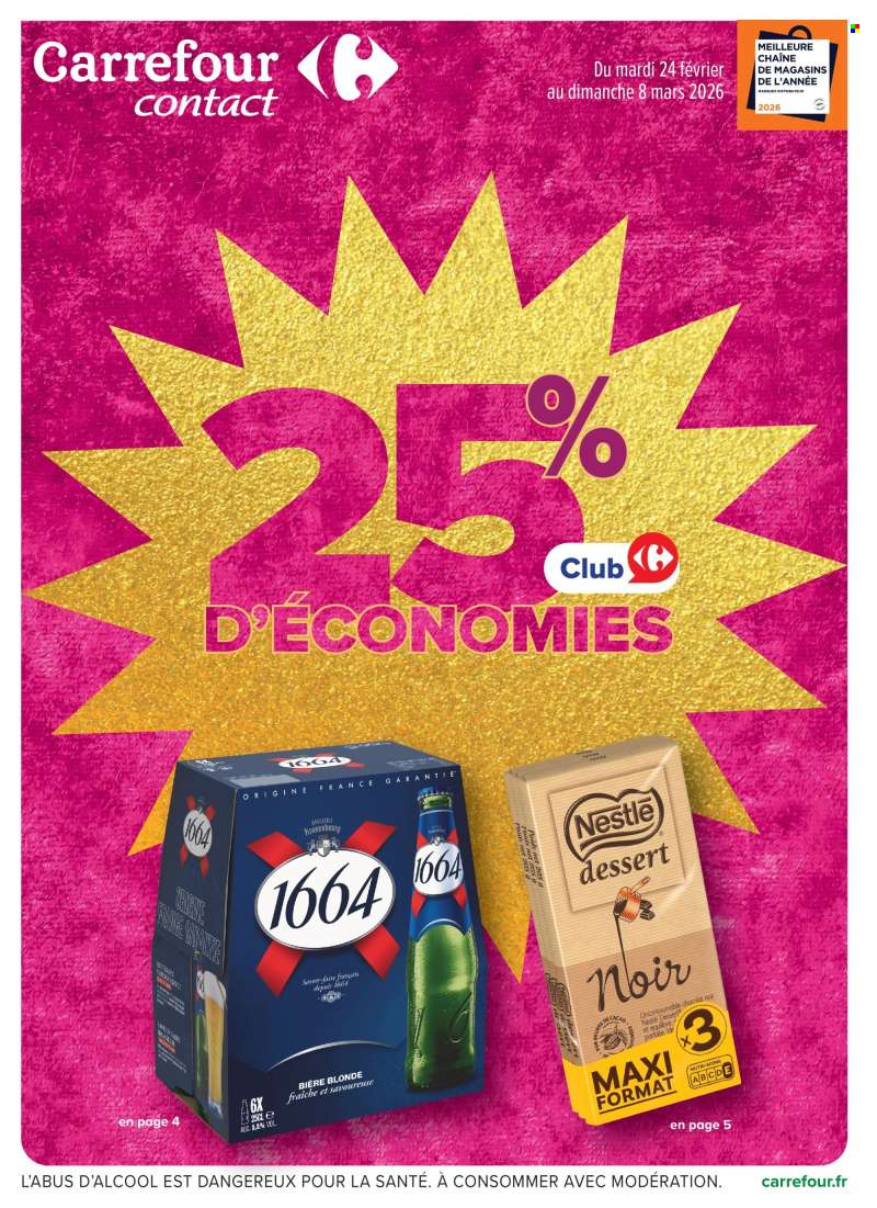 Catalogue Carrefour Contact - 24/02/2026 - 08/03/2026.