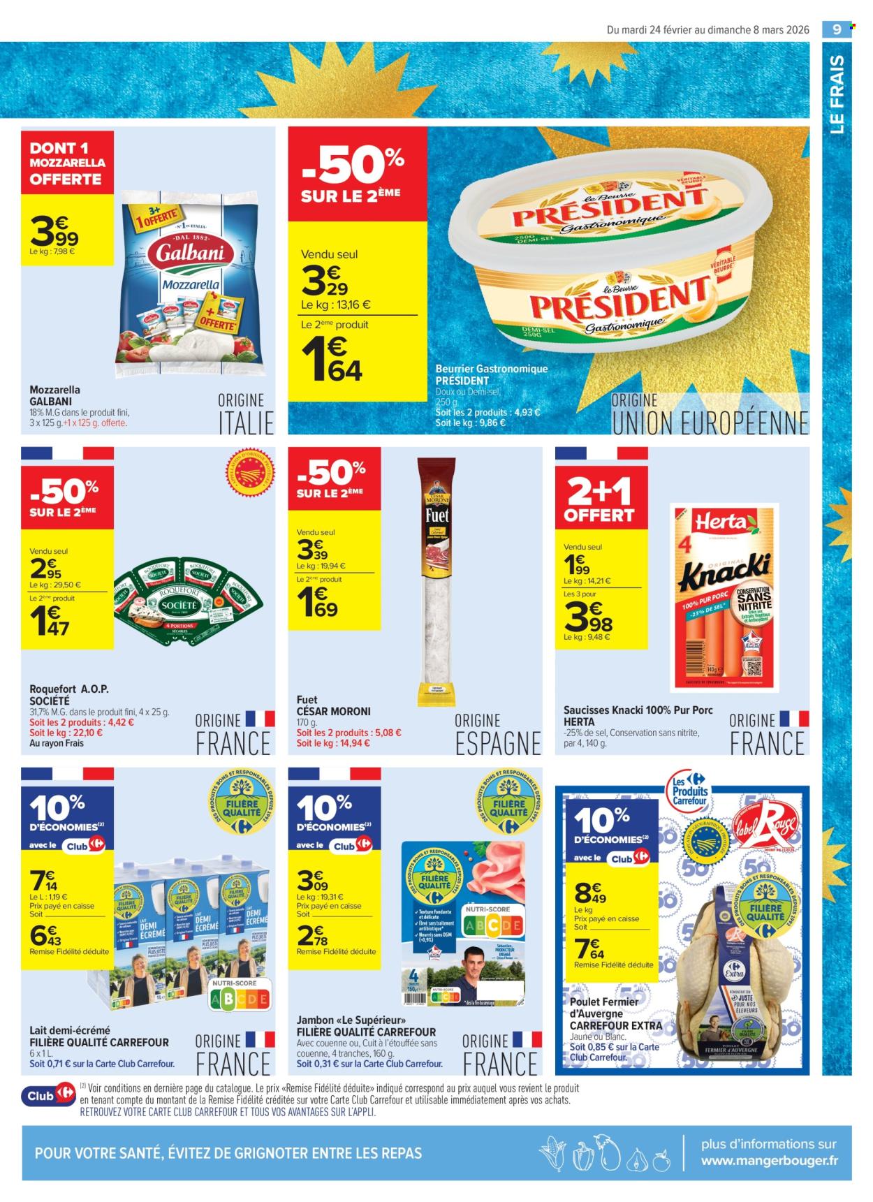Catalogue Carrefour Contact - 24/02/2026 - 08/03/2026. Page 9