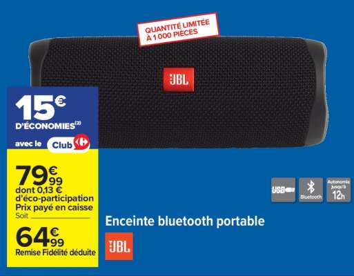 Enceinte Bluetooth Portable