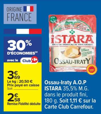 Ossau-Iraty A.O.P ISTARA