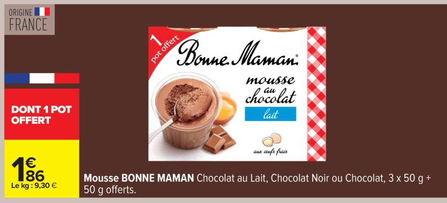 Mousse Bonne Maman