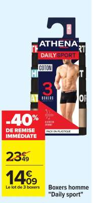 Boxers homme "Daily sport"