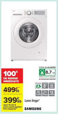 Lave linge*