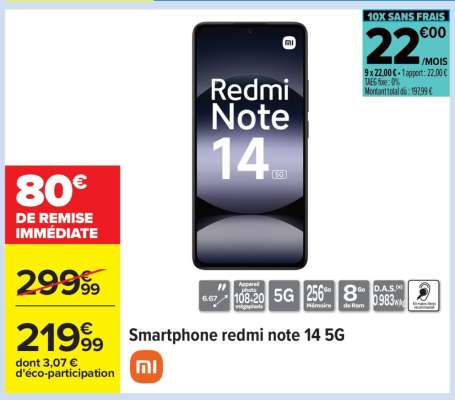 Smartphone redmi note 14 5G