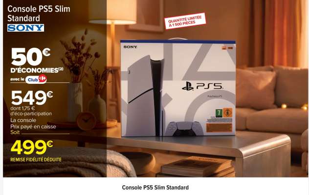 Console PS5 Slim Standard