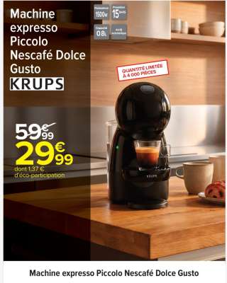 Machine expresso Piccolo Nescafé Dolce Gusto