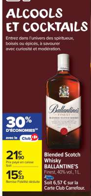 BLENDED SCOTCH WHISKY BALLANTINE’S