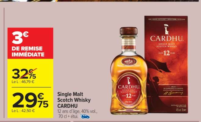 Single Malt Scotch Whisky CARDHU