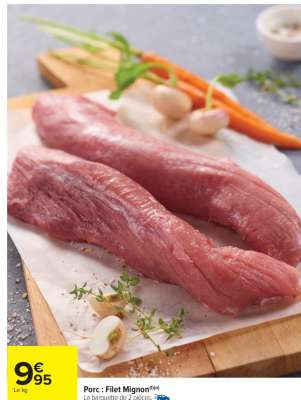 Porc : Filet Mignon