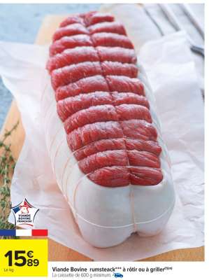 Viande Bovine rumsteack