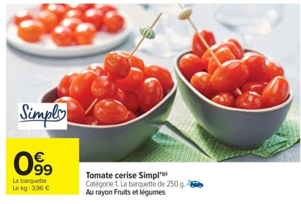 Tomate cerise Simpl