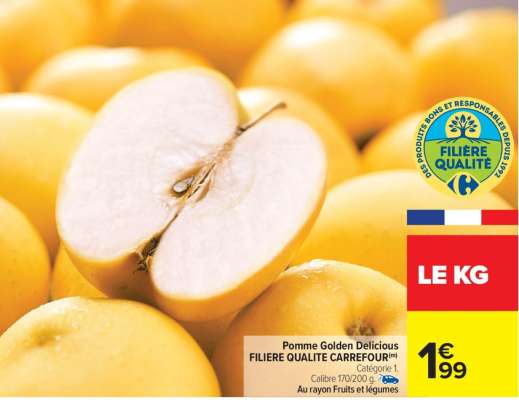 Pomme Golden Delicious