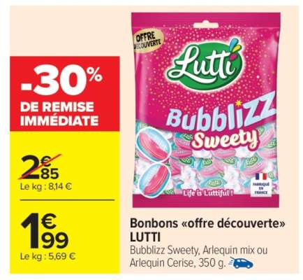 Bonbons "Offre Découverte" LUTTI