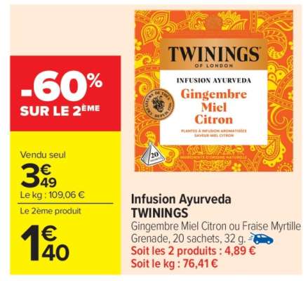 Infusion Ayurveda Twinings