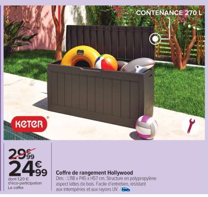 Coffre de rangement Hollywood