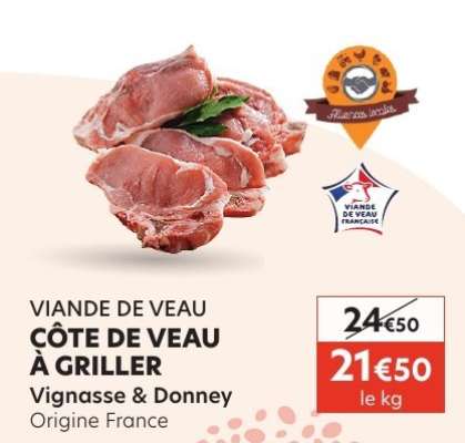 CÔTE DE VEAU À GRILLER
