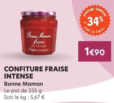 CONFITURE FRAISE INTENSE