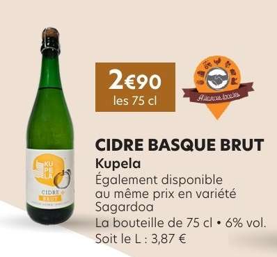 CIDRE BASQUE BRUT