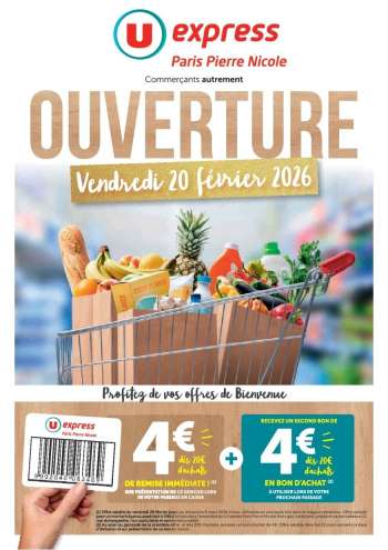 Catalogue U express - 20/02/2026 - 08/03/2026.
