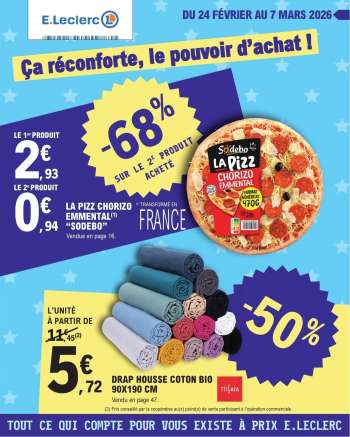 Catalogue E.Leclerc - 24/02/2026 - 07/03/2026.