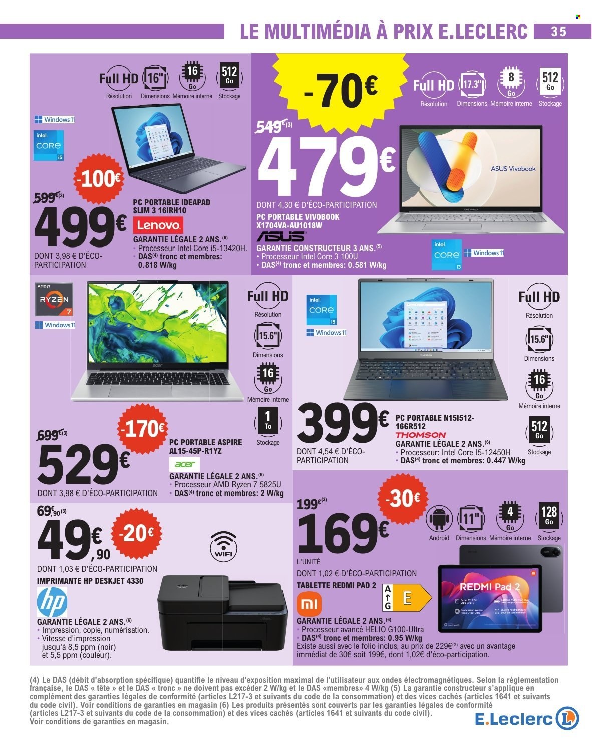 Catalogue E.Leclerc - 24/02/2026 - 07/03/2026. Page 35