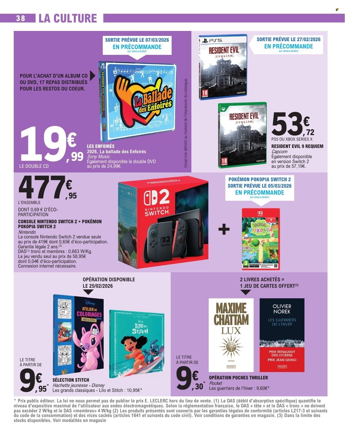 Catalogue E.Leclerc - 24/02/2026 - 07/03/2026. Page 38