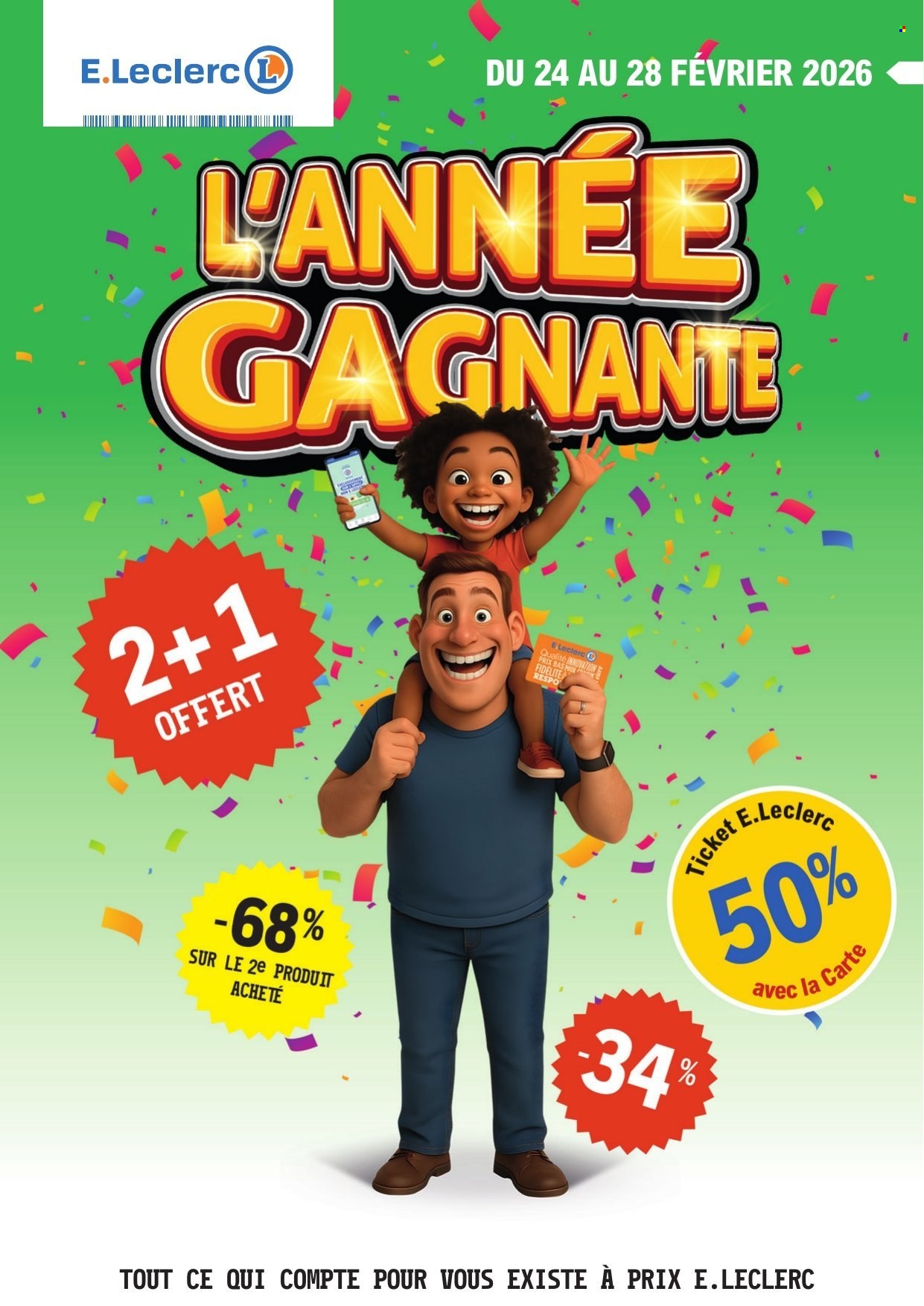 Catalogue E.Leclerc - 24/02/2026 - 28/02/2026. Page 1